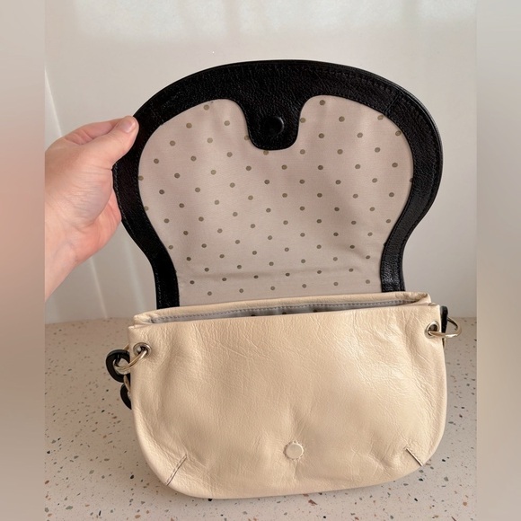 Kate Spade Leather Shoulder Handbag Cream &‎ Black - Picture 8 of 14